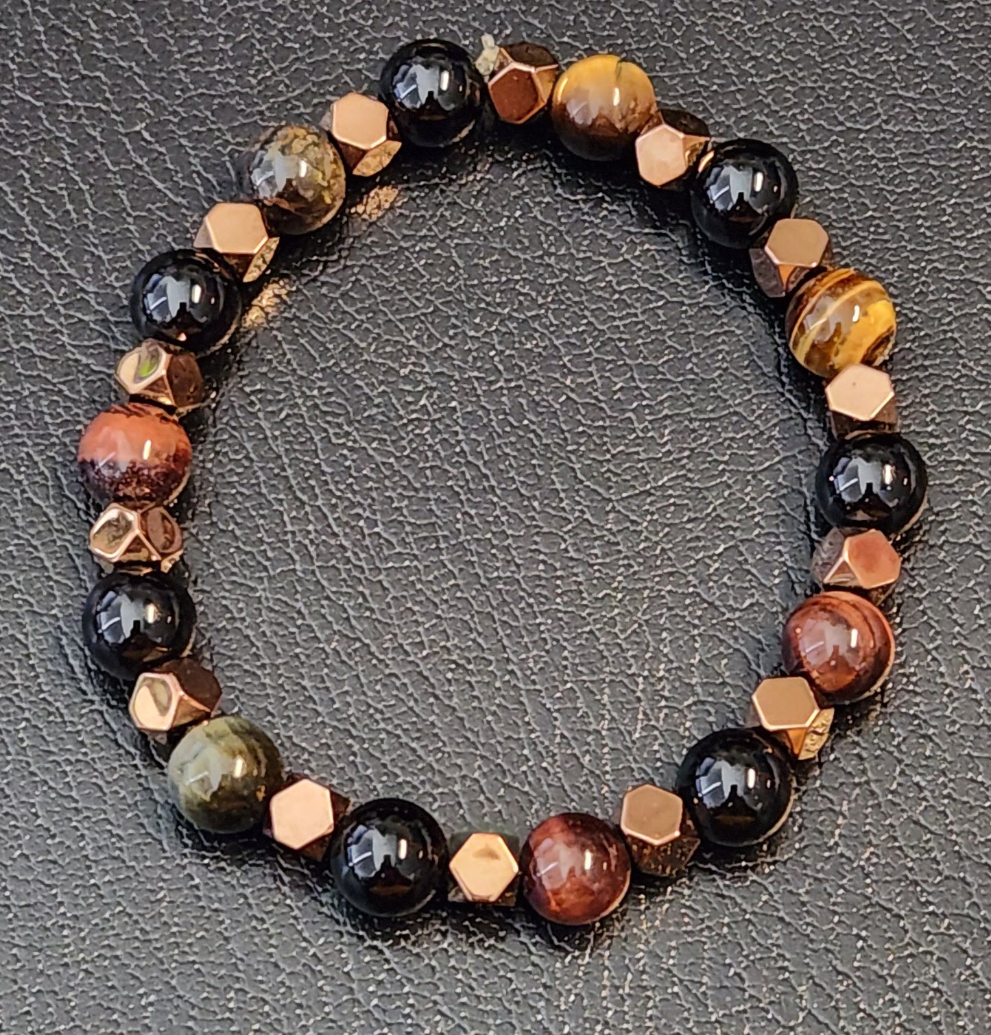 Multi-colored Tiger's eye Bracelet