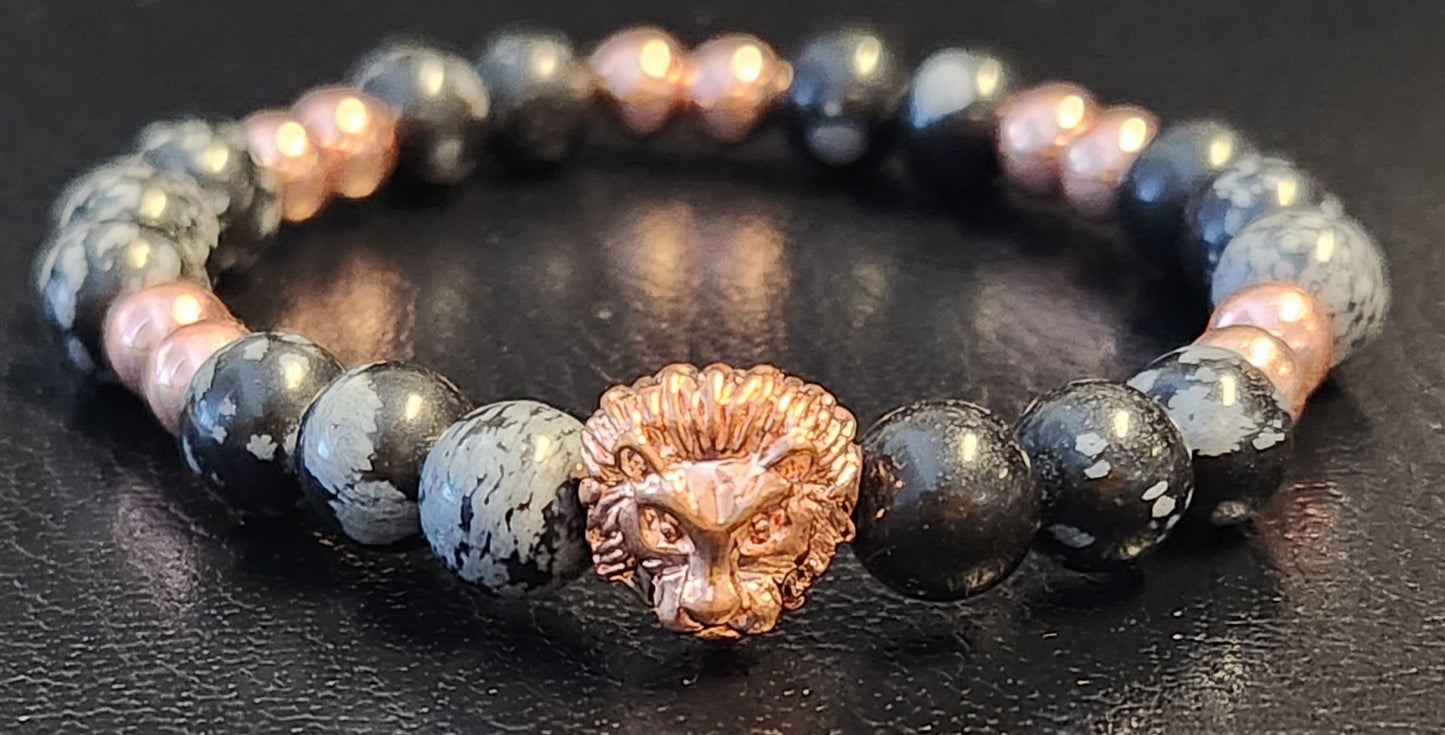 Rose Gold Hematite bracelet