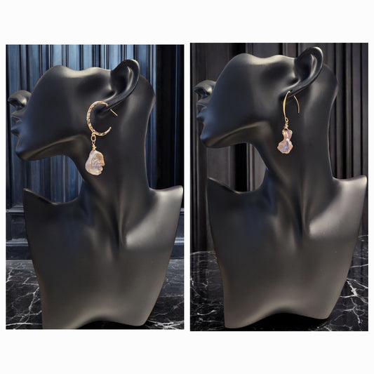 Divine Keshi Pearl Earrings
