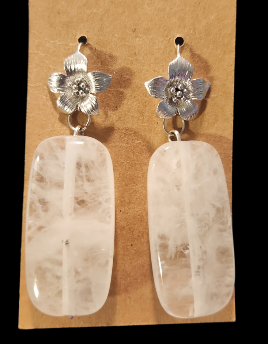 Clear quartz flower bombs