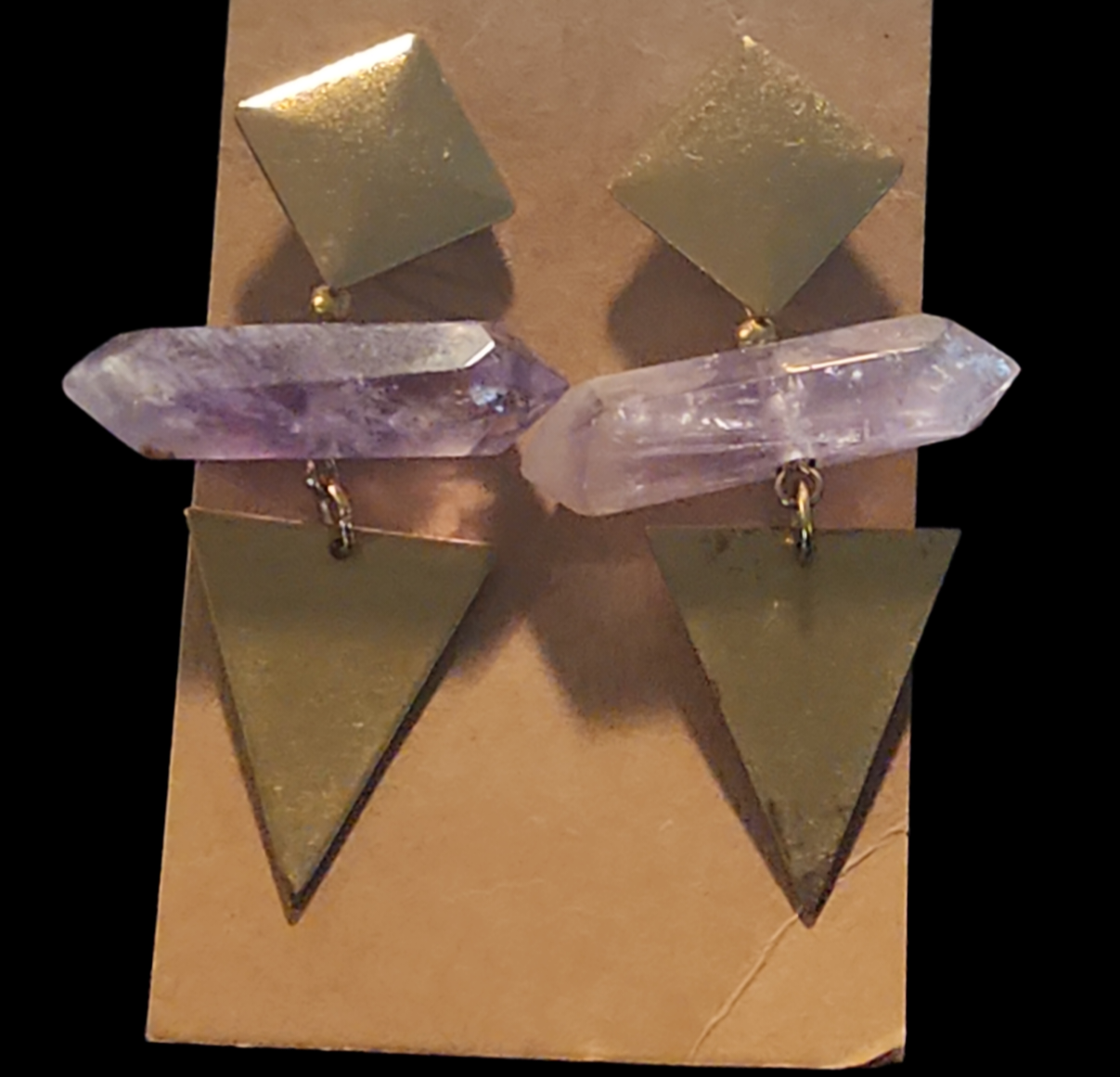 Amethyst earrings