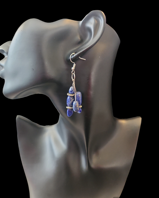 Lapis Lazuli earring set