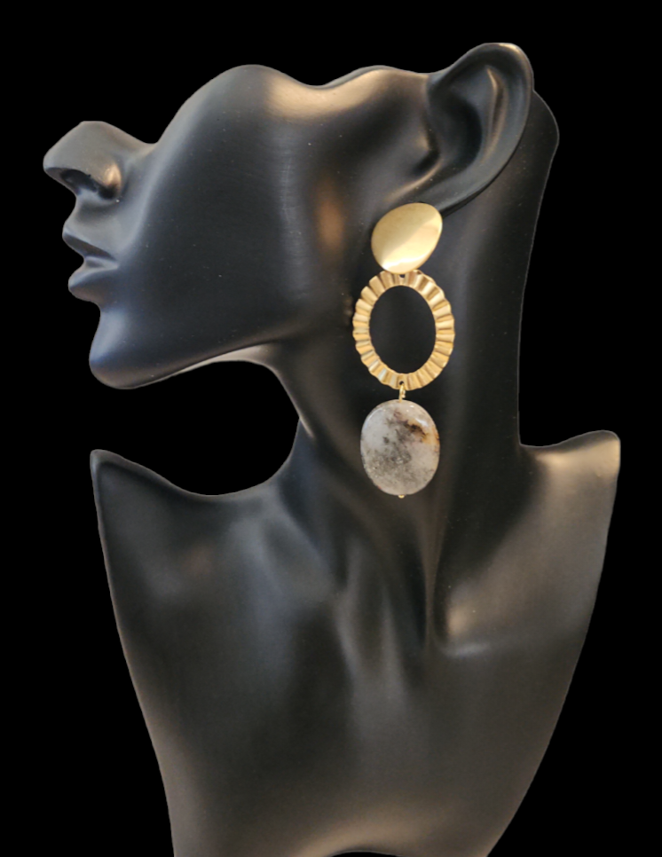 Phantom Quartz earrings