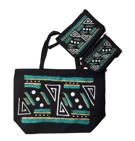 Abstract Tribal Green