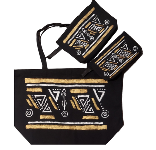 Abstract Tribal Gold