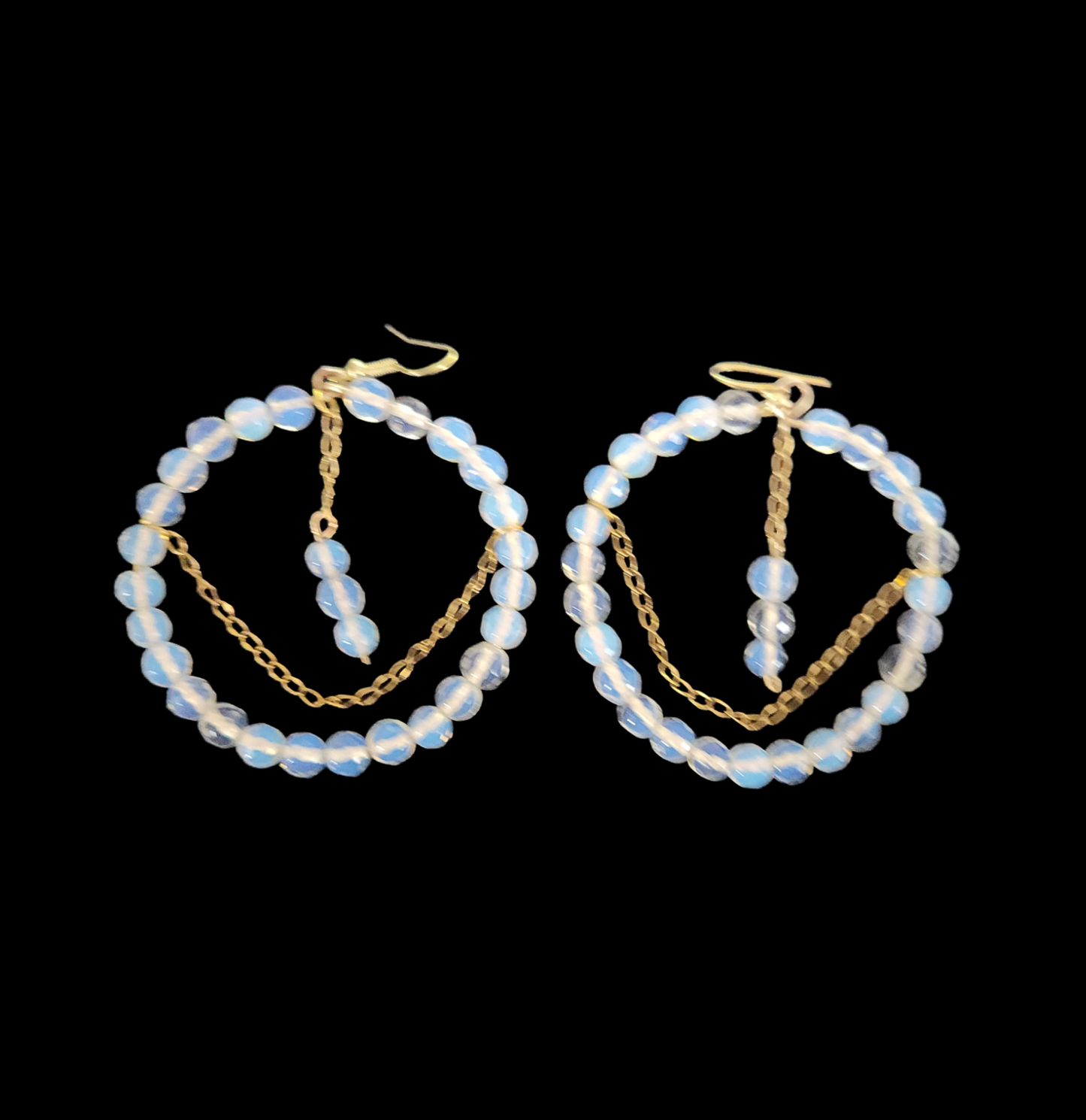 Opalite Hoops
