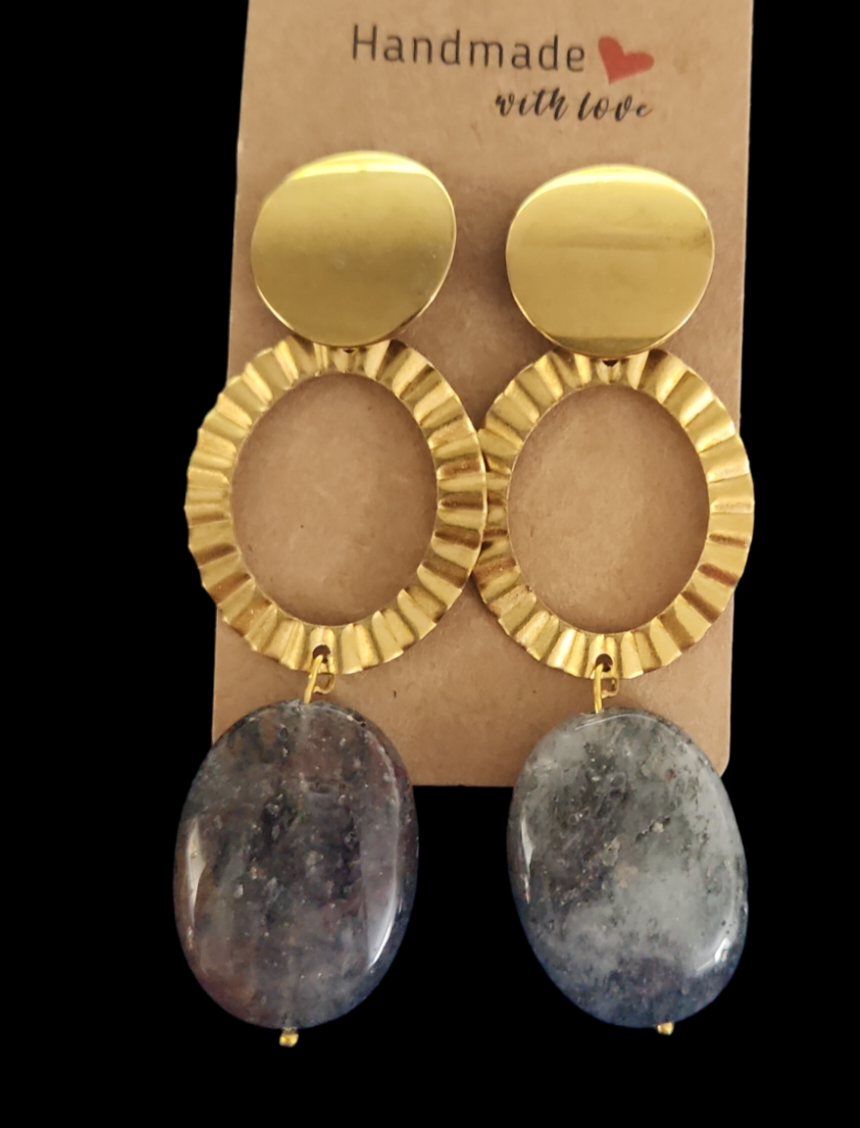 Phantom Quartz earrings