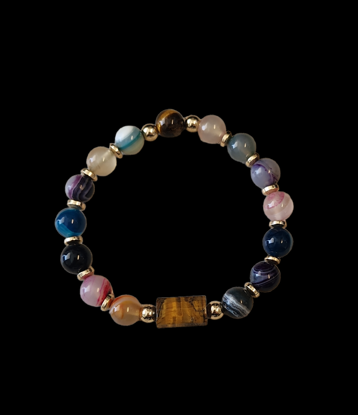 Tiger's Eye & Agate bracelet