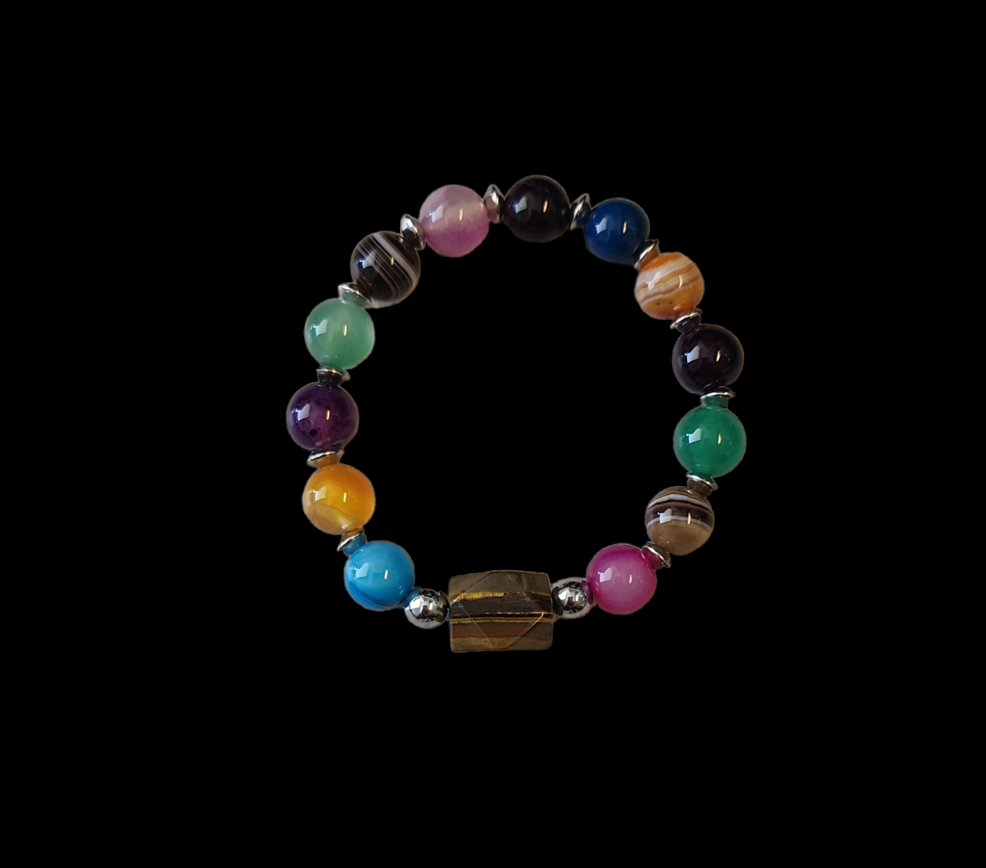 Tiger's Eye & Agate bracelet