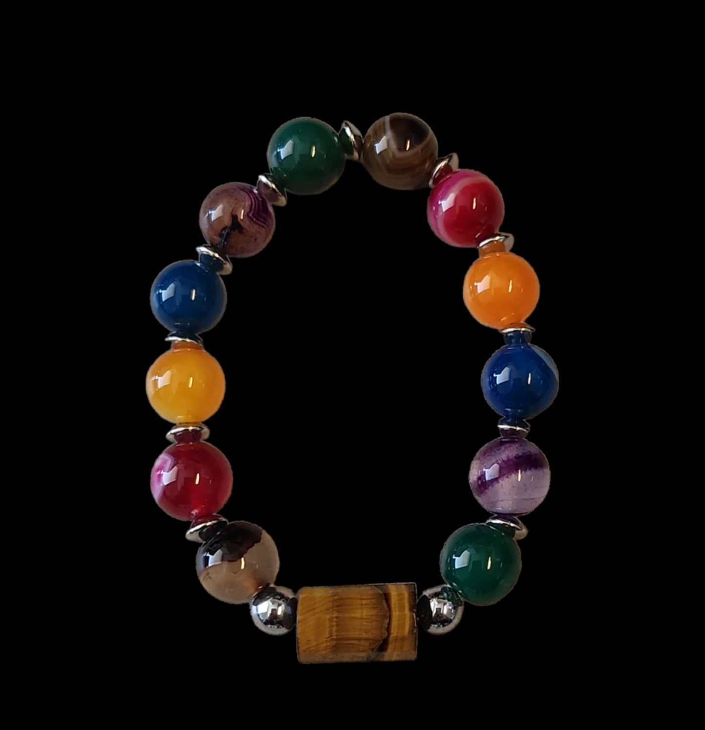 Tiger's Eye & Agate bracelet