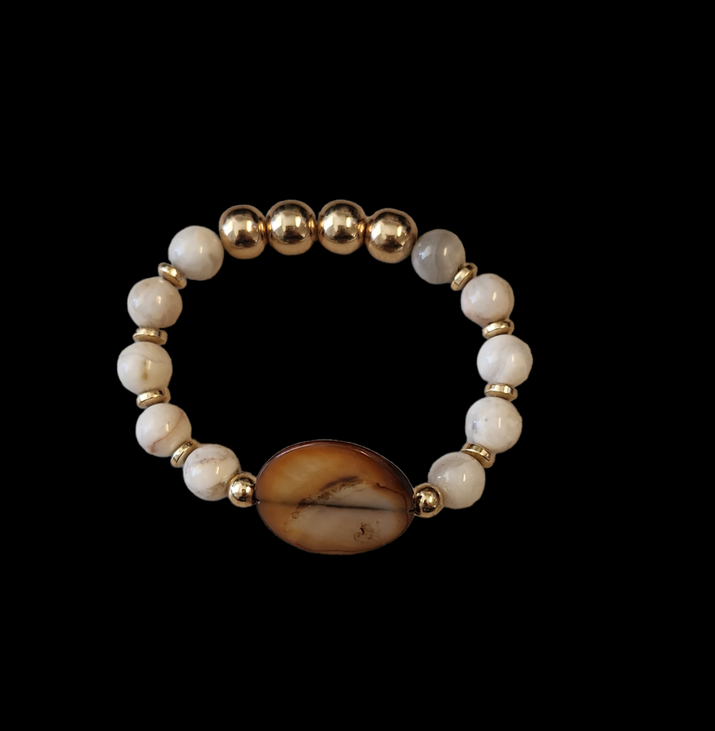 Mother of Pearl & Agate Bracelet