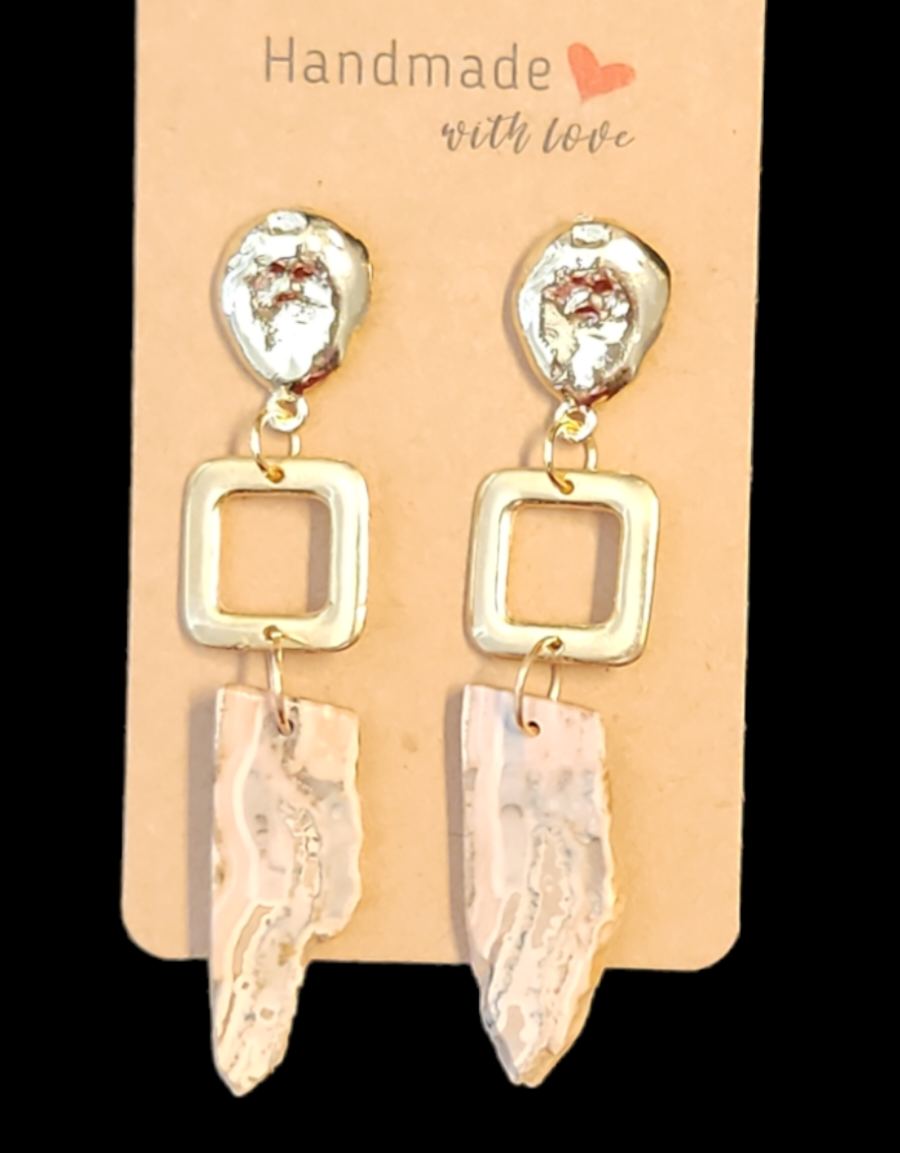 Argentina Rhodochrosite earrings