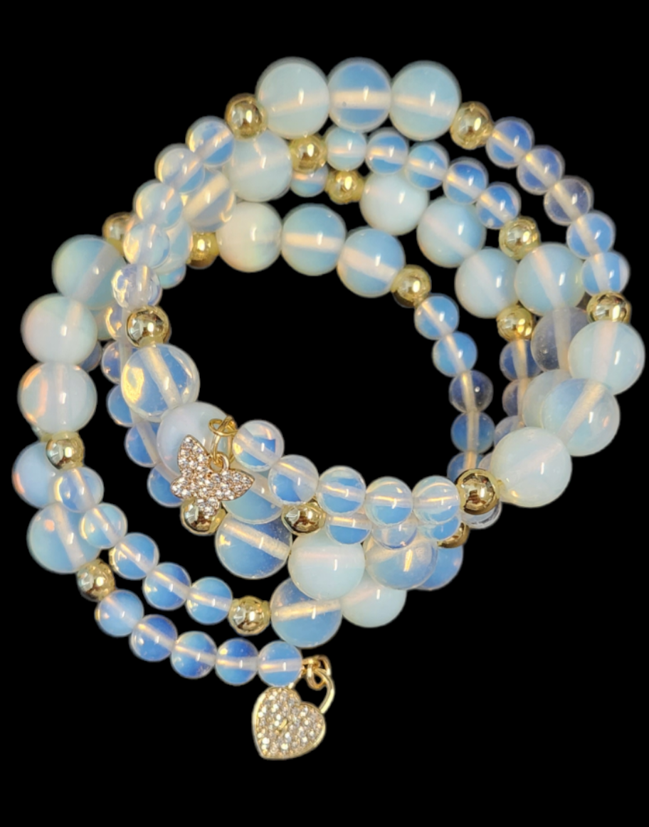 Opalite wrap bracelet