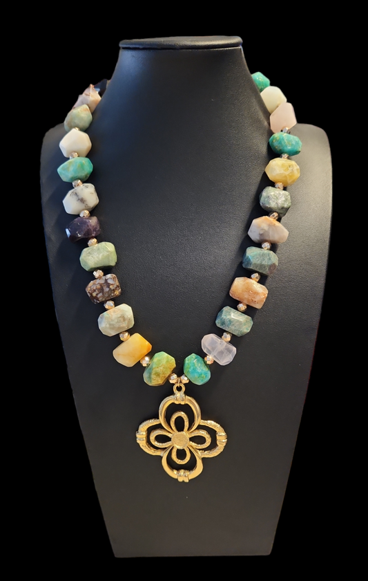 Multi Crystal necklace
