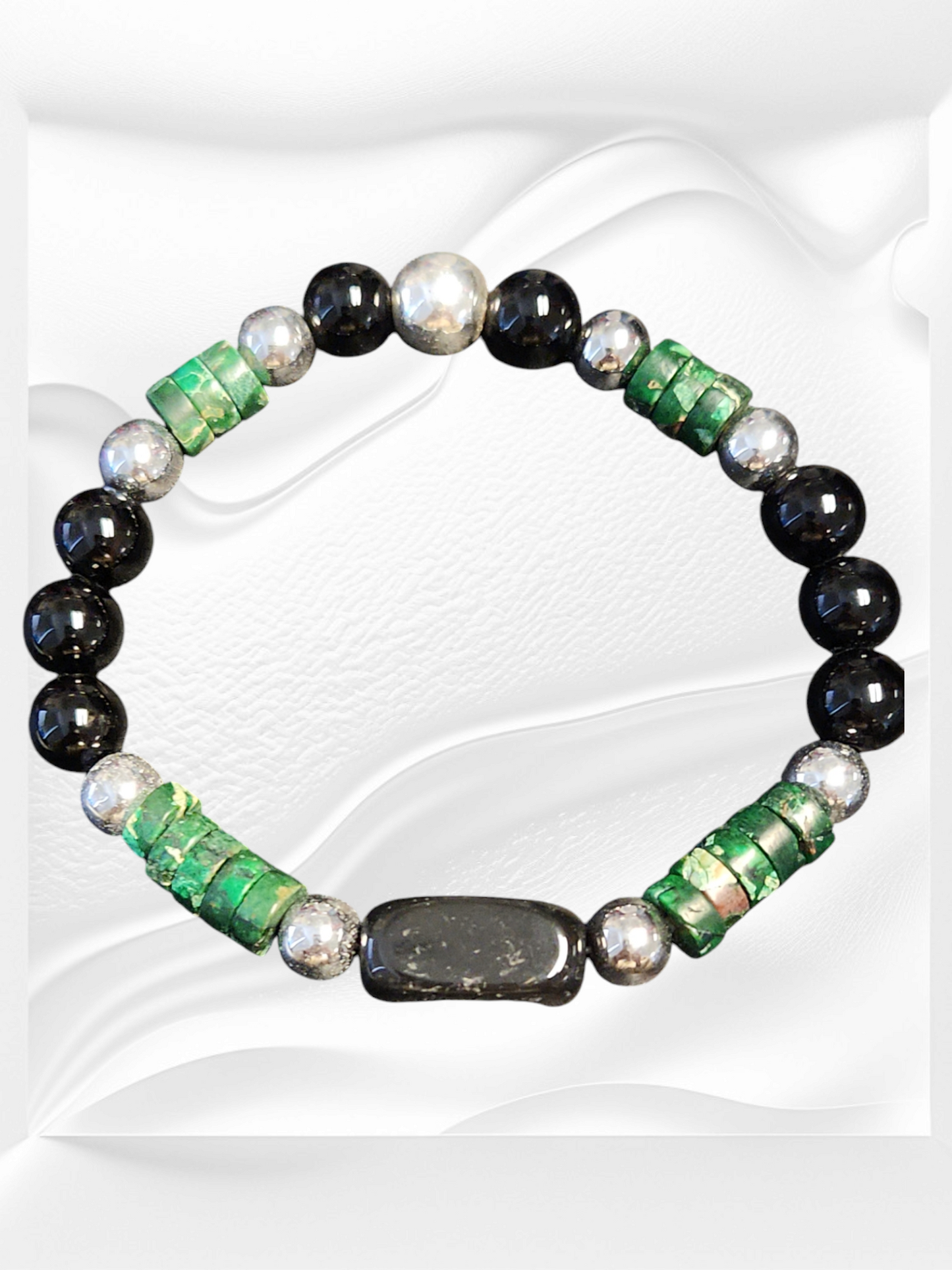 Green Imperial Jasper Necklace Set