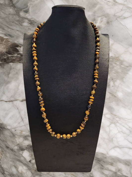 Smooth Tiger's eye Necklace
