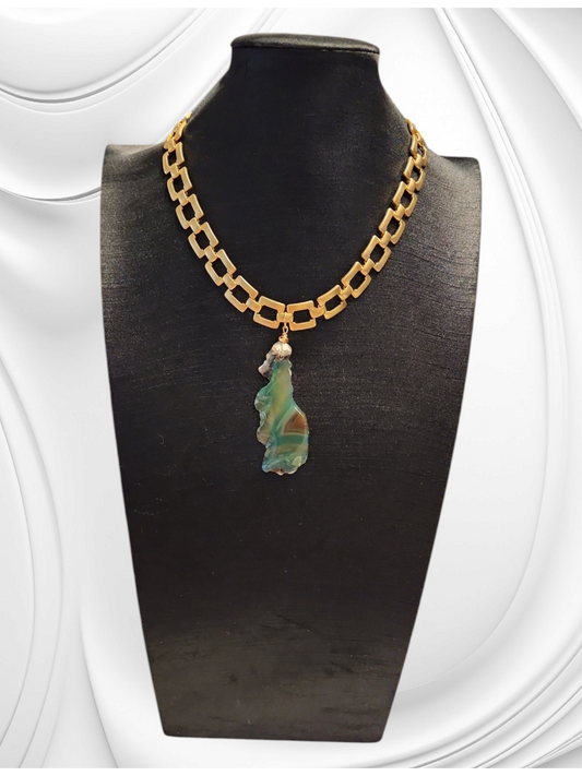 Agate Choker Necklace