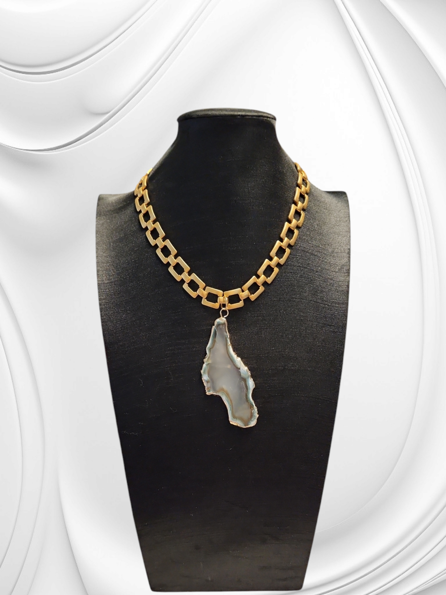Agate Choker Necklace