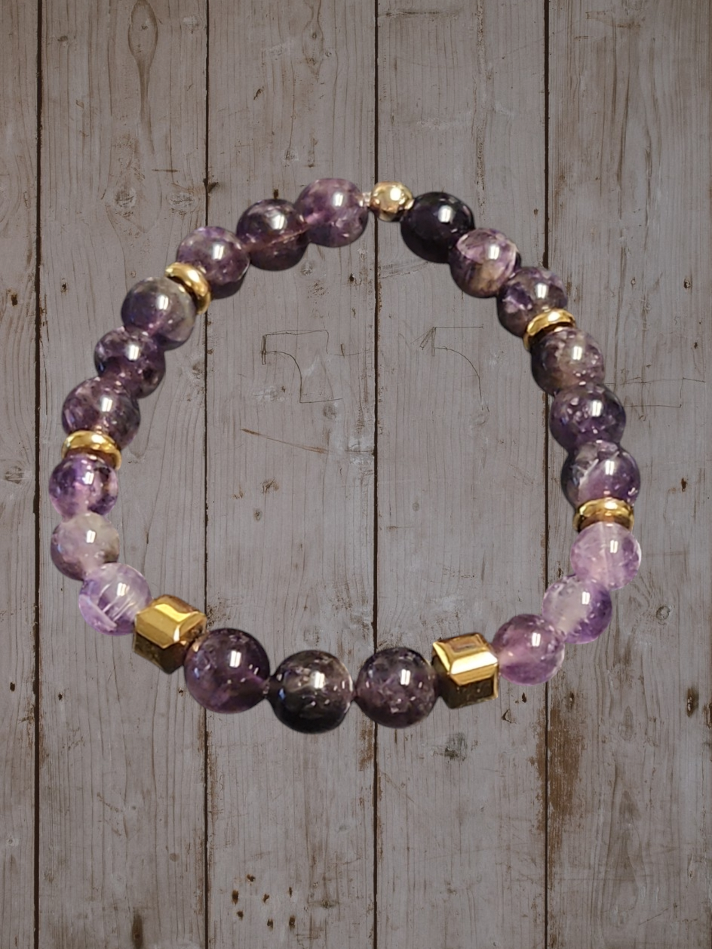 Africa & Omega Amethyst Necklace set