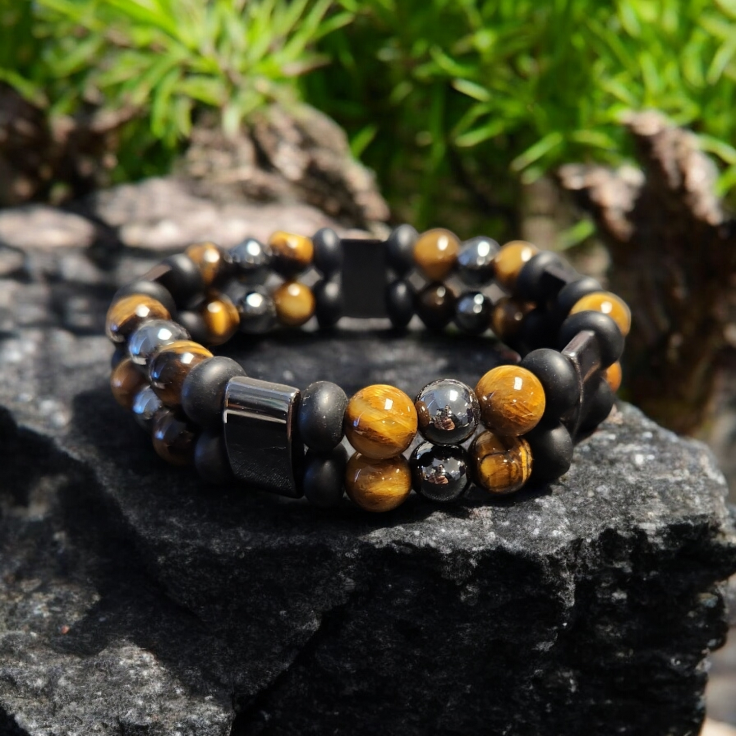 Tigers Eye Double Stack Bracelet