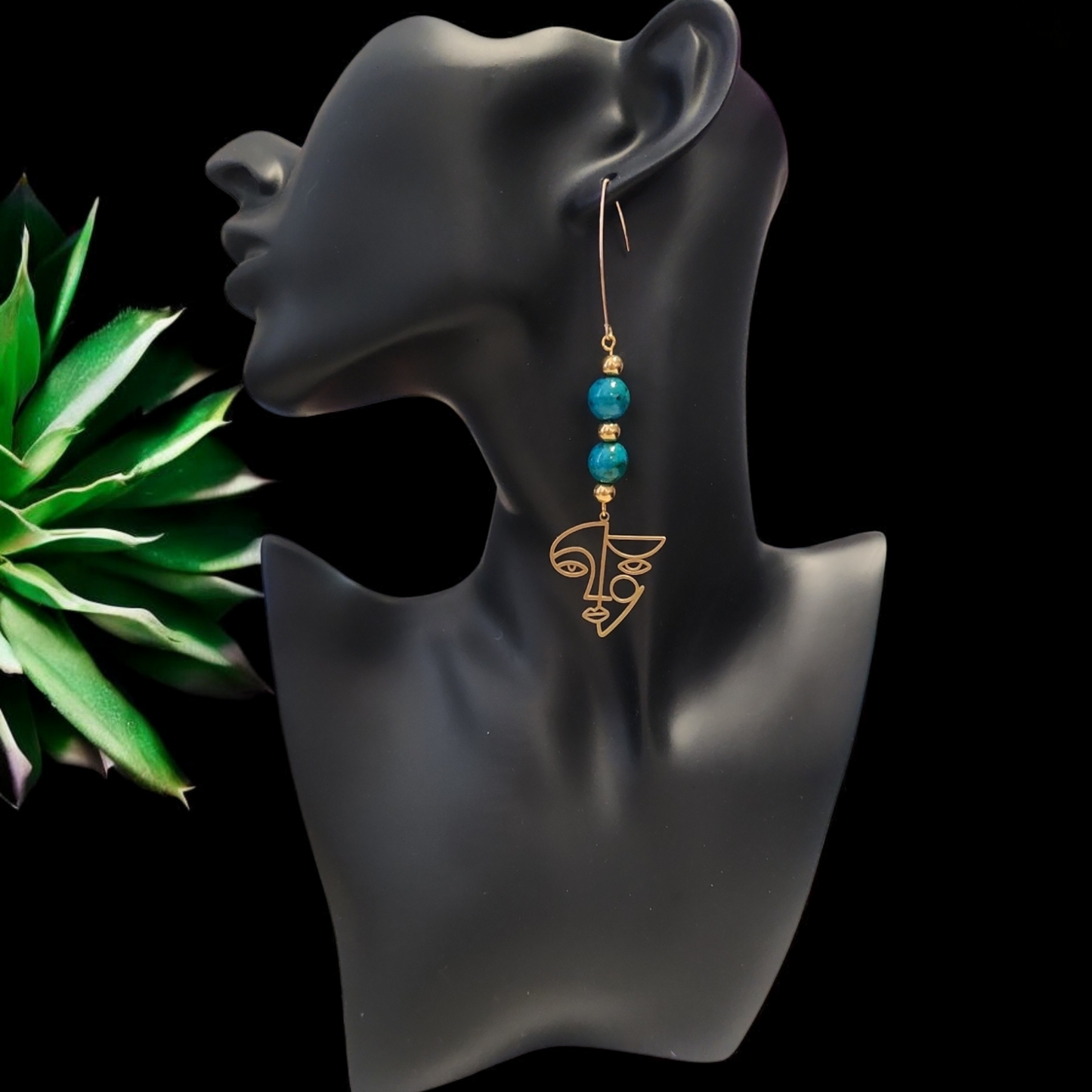 "My Face Card Neva Declines" earrings