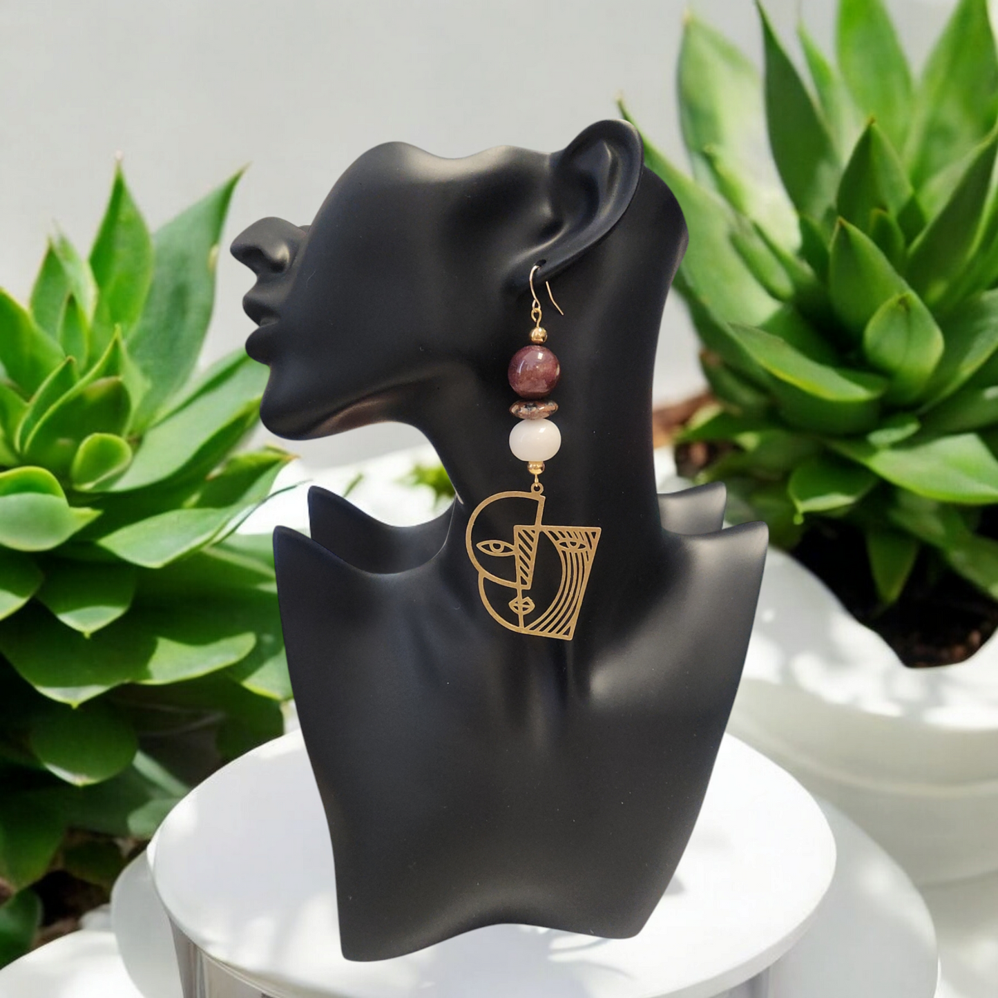 "My Face Card Neva Declines" earrings