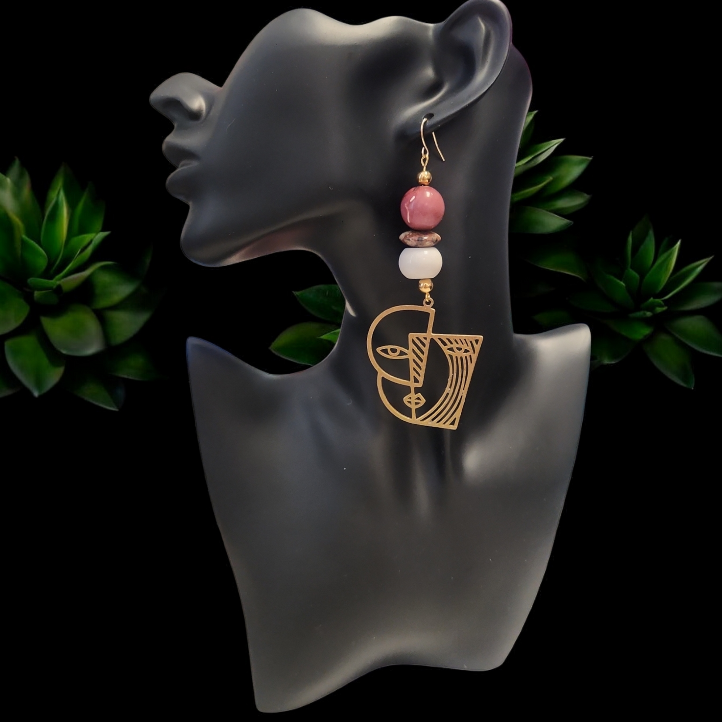 "My Face Card Neva Declines" earrings
