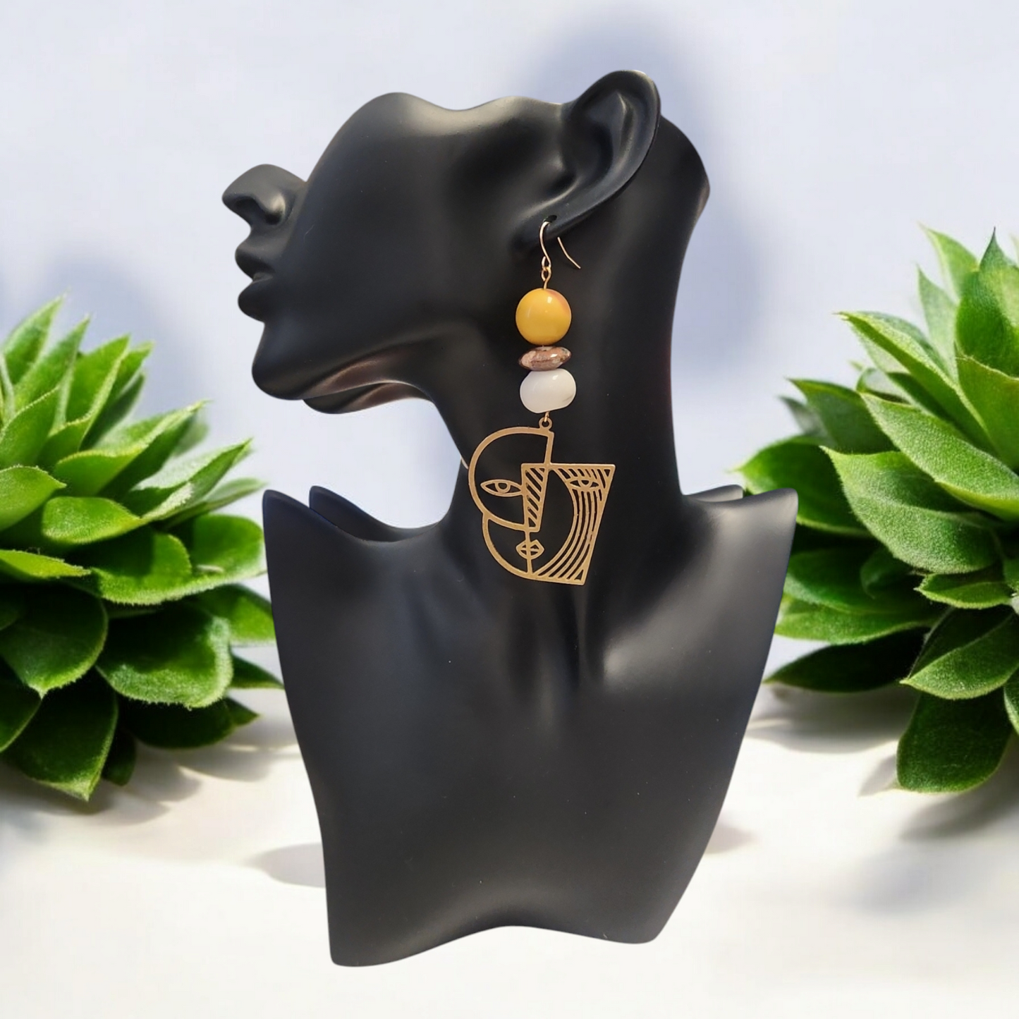 "My Face Card Neva Declines" earrings
