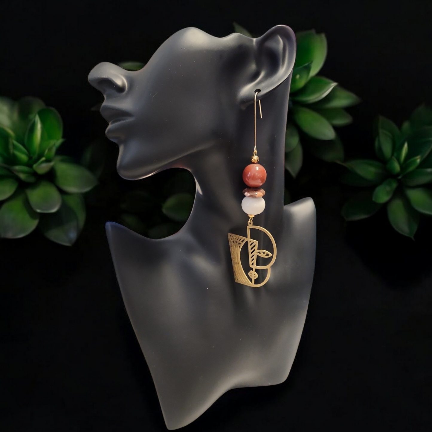 "My Face Card Neva Declines" earrings