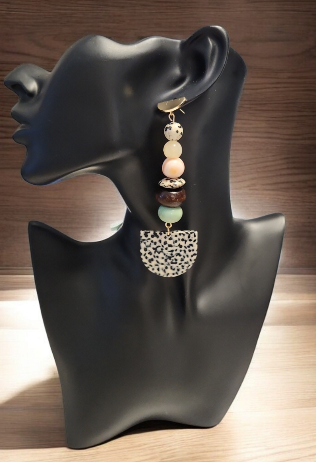 Dalmatian Jasper Earrings