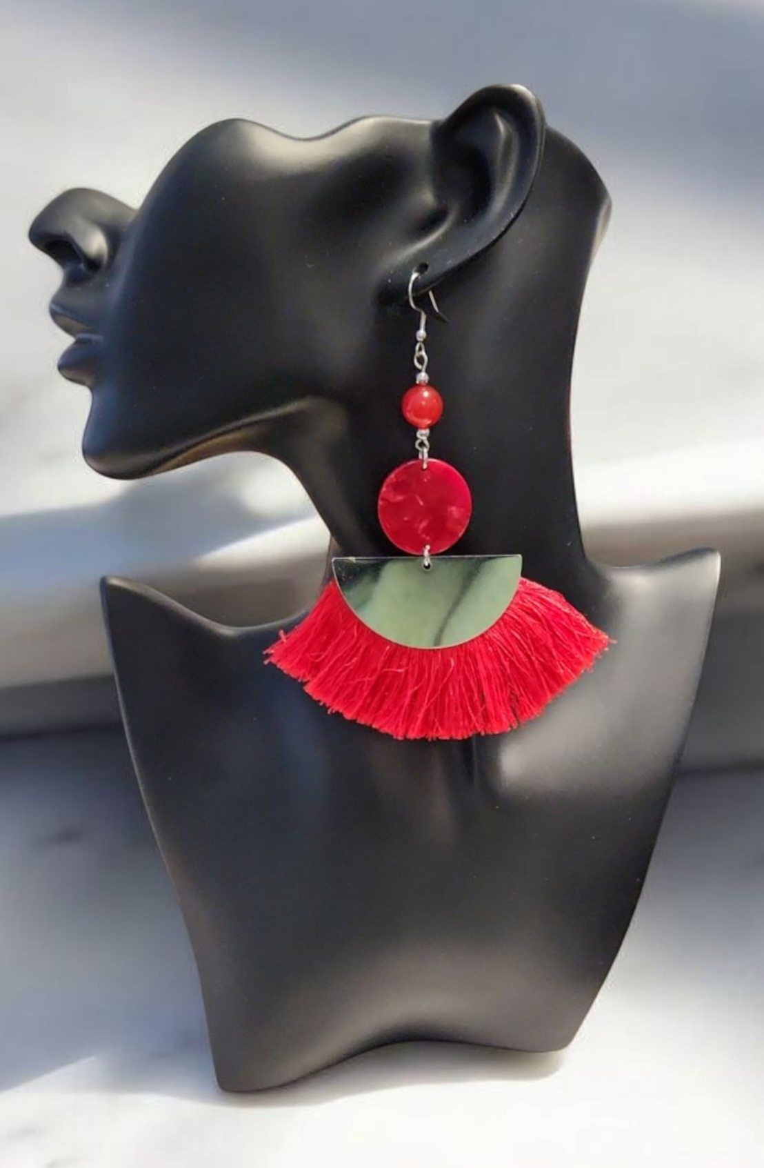 Divine in Red Earrings