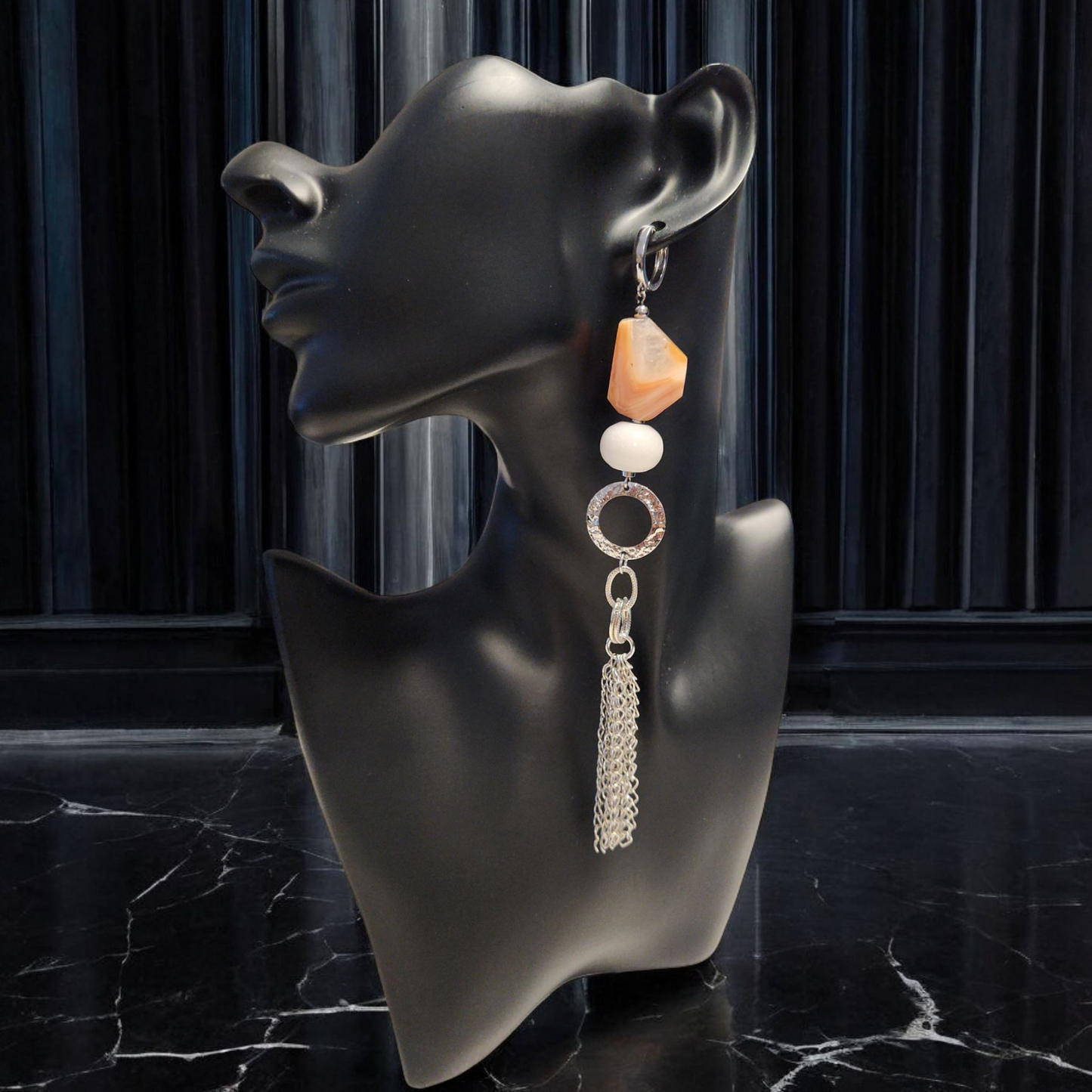 Divine Chain Tassel Earrings