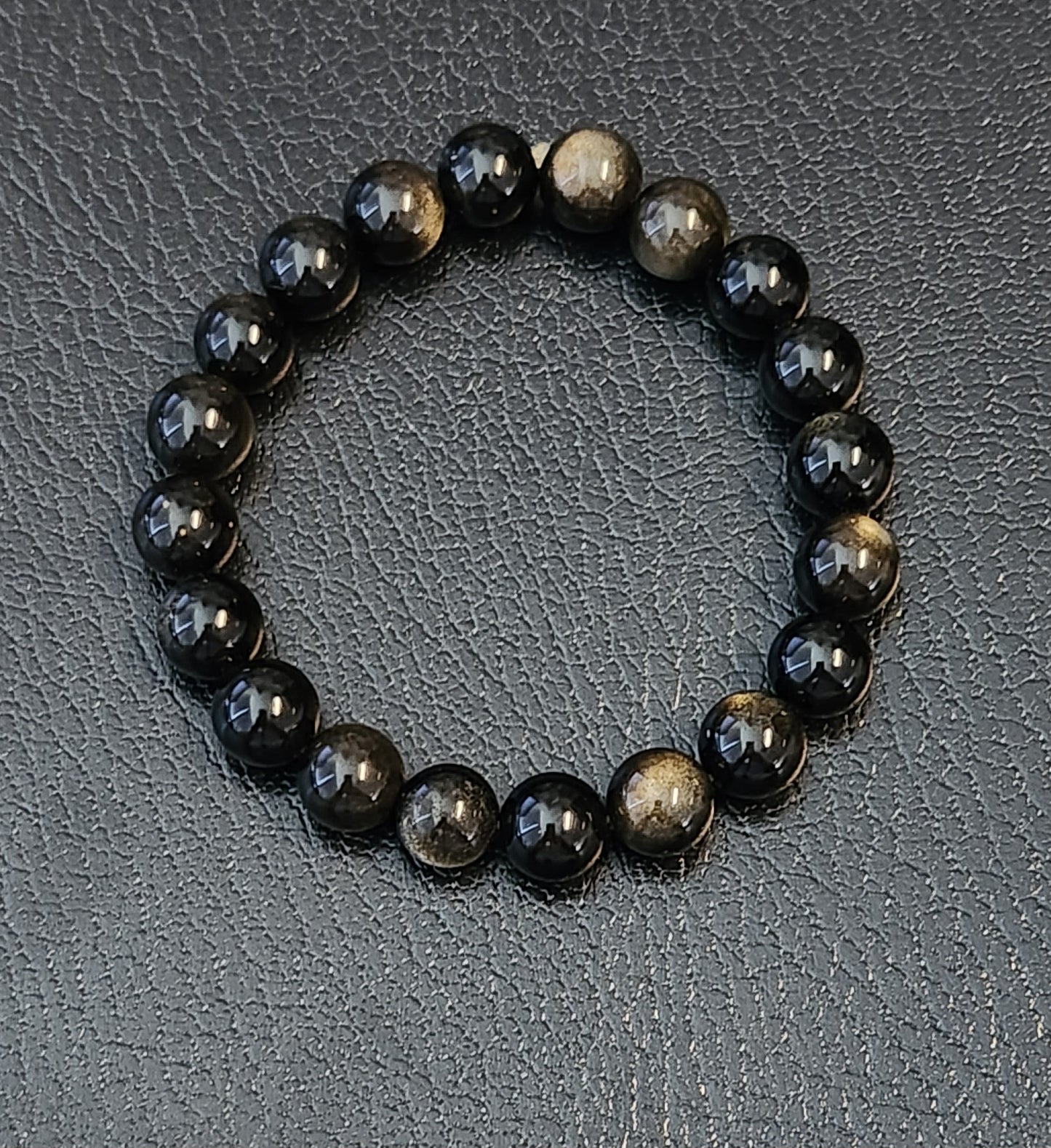 GoldSheen Obsidian Bracelet