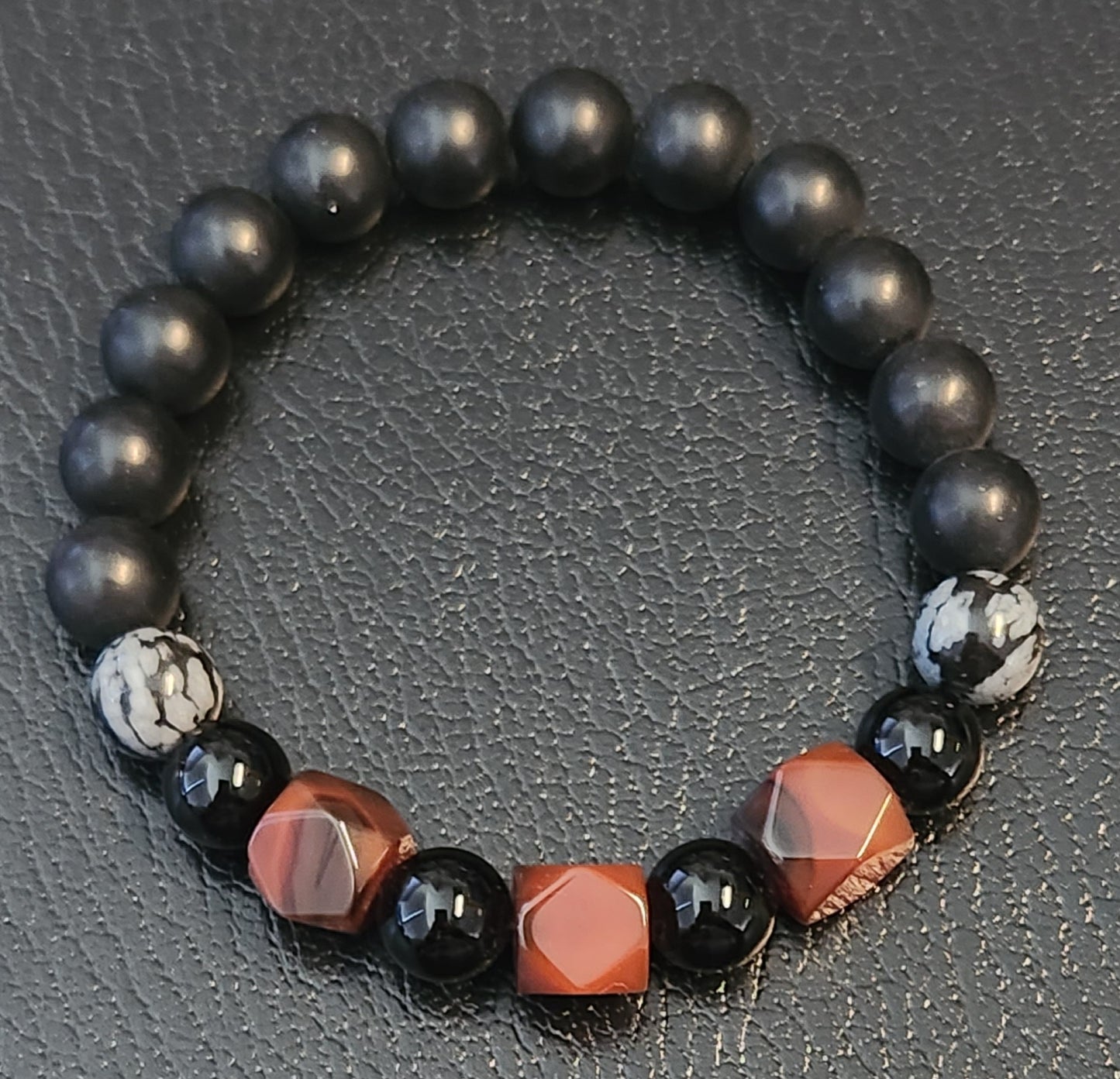 Red agate bracelet