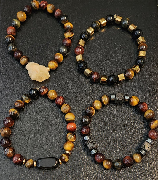 Multi-colored Tiger's eye Bracelet