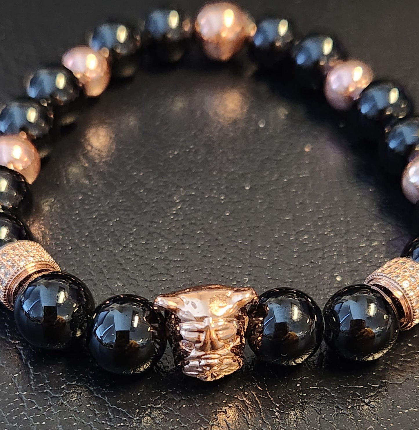 Rose Gold Hematite bracelet