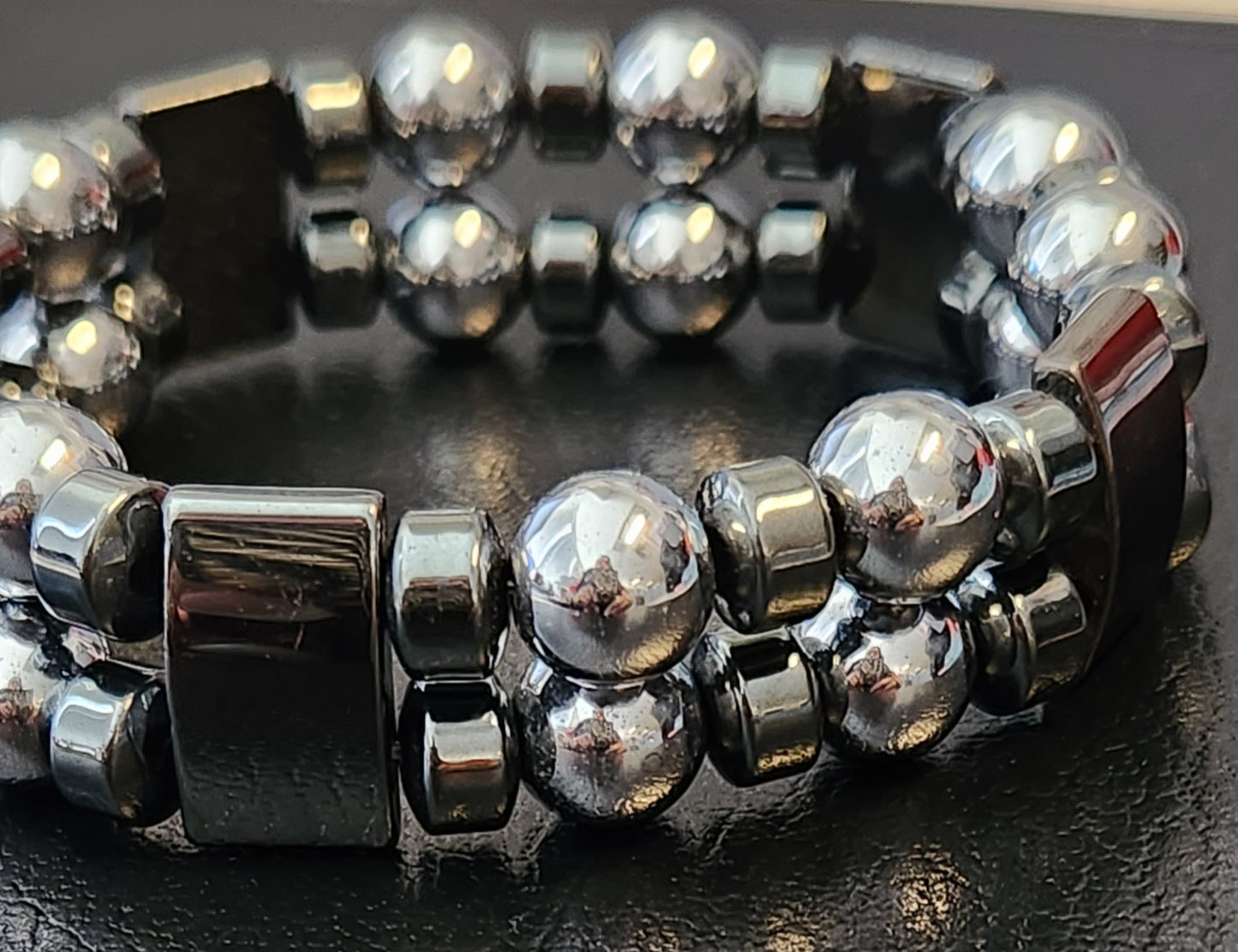 Hematite double stack