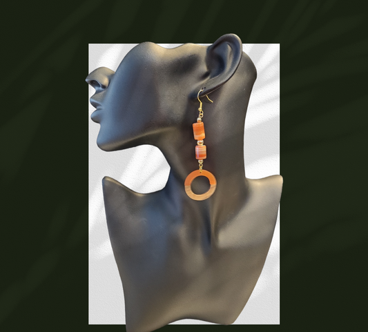 Carnelian earrings