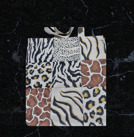 Multi Animal print tote