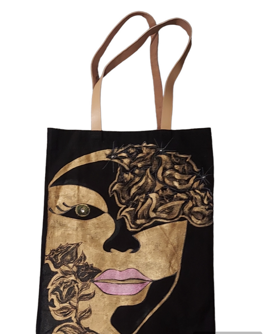 Silhouette Gold face bag