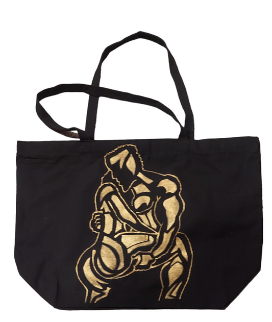 Hold Me Close Gold tote bag