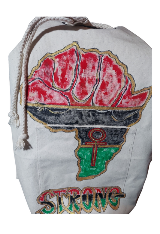 African Pride Canvas backpack