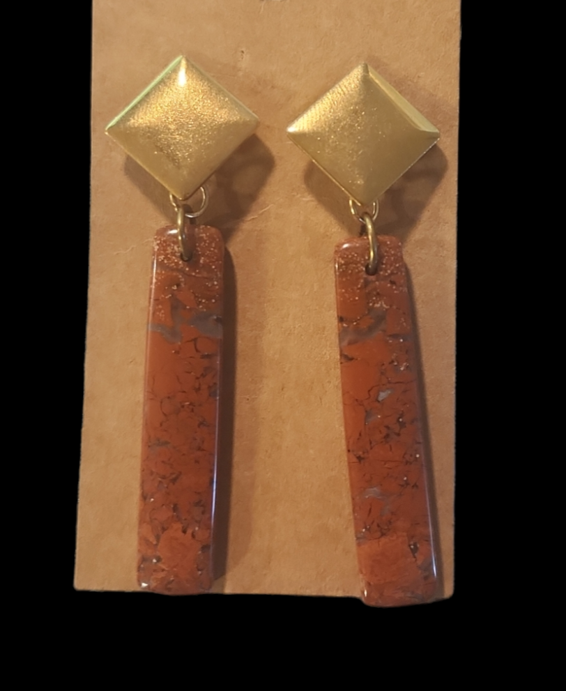 Red Jasper earrings