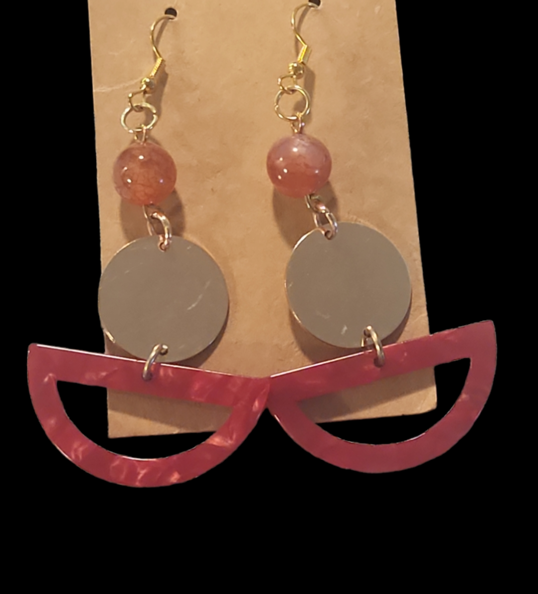 Red Agate earrings