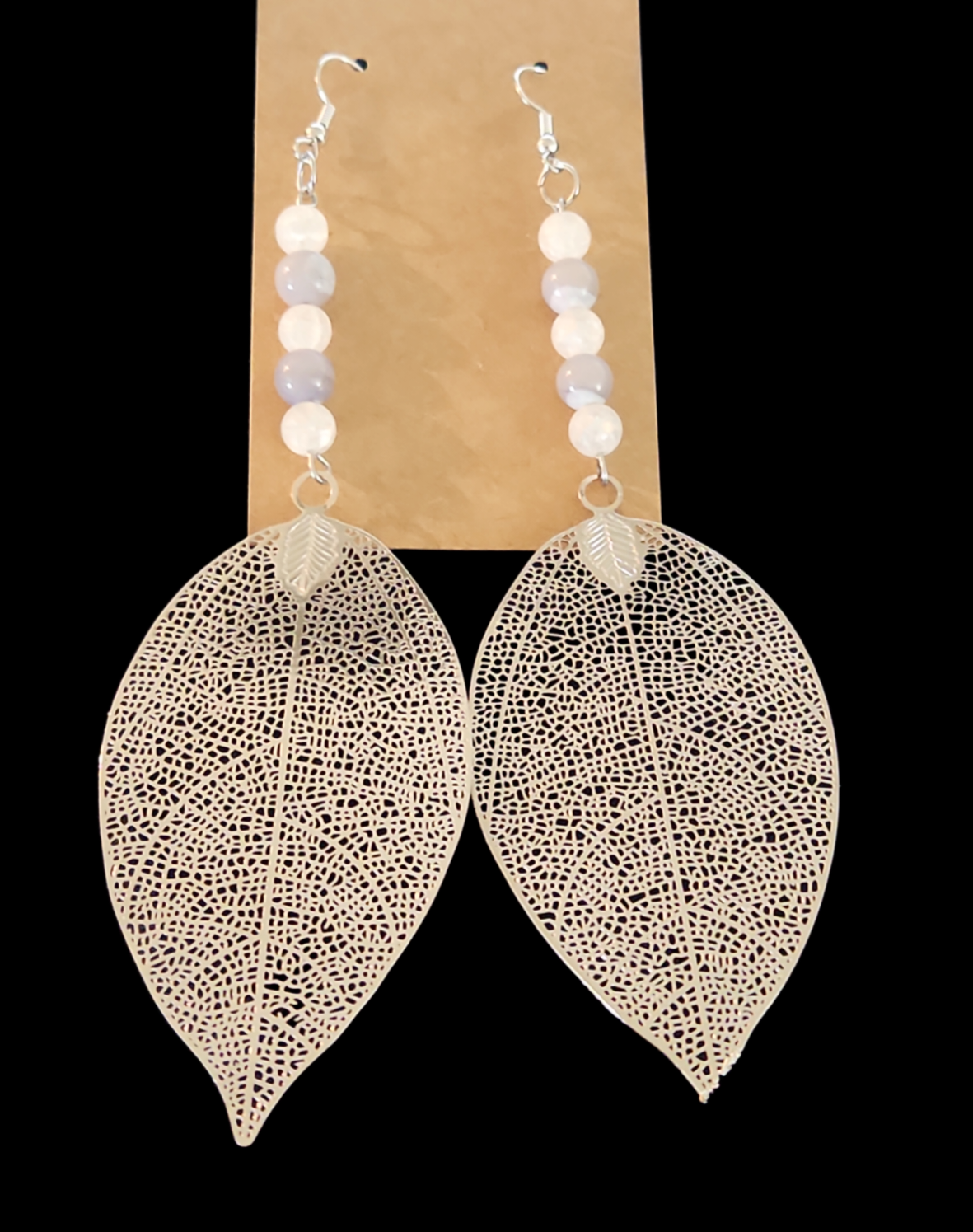 Silver Leaf earrings