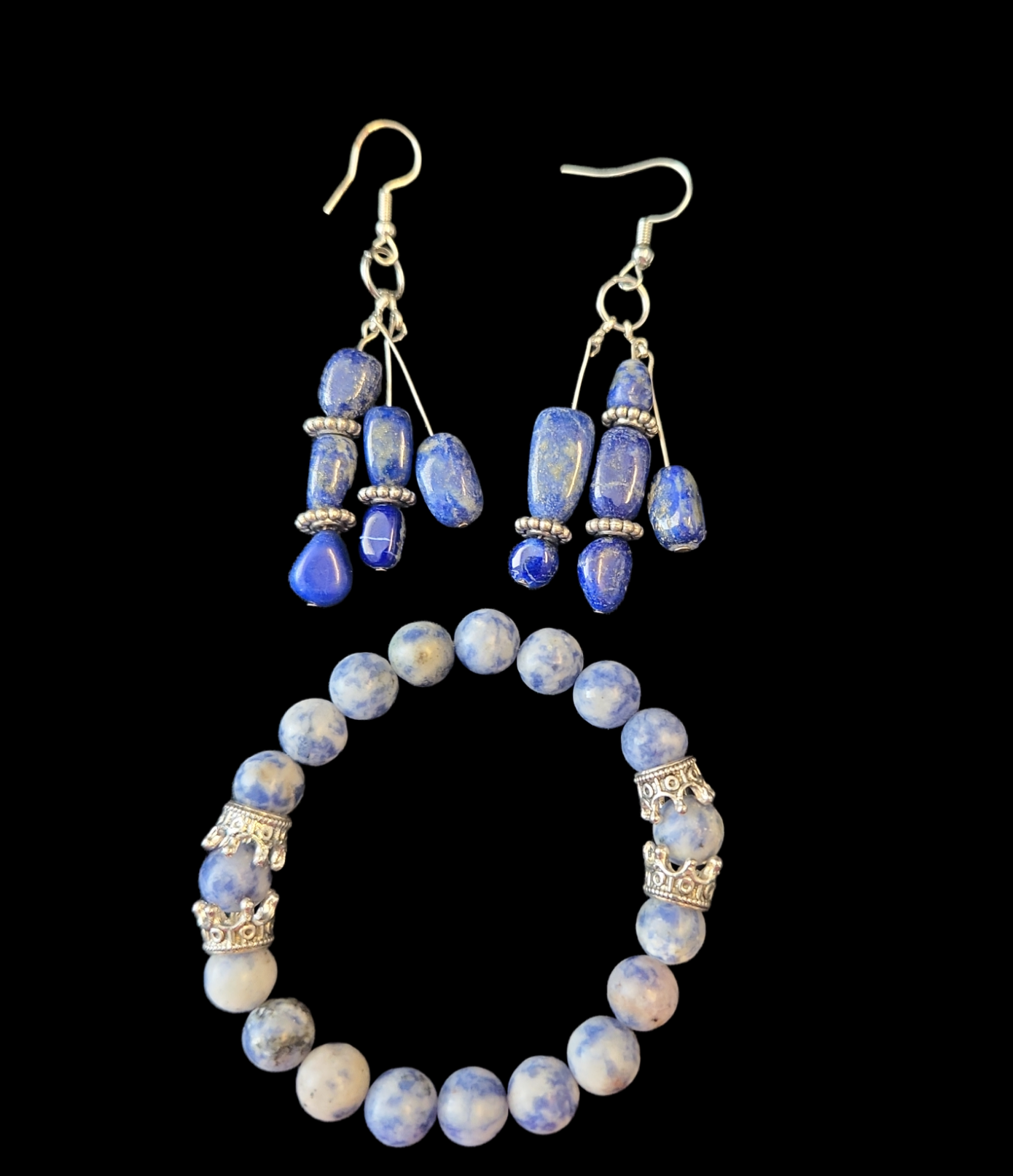 Lapis Lazuli earring set