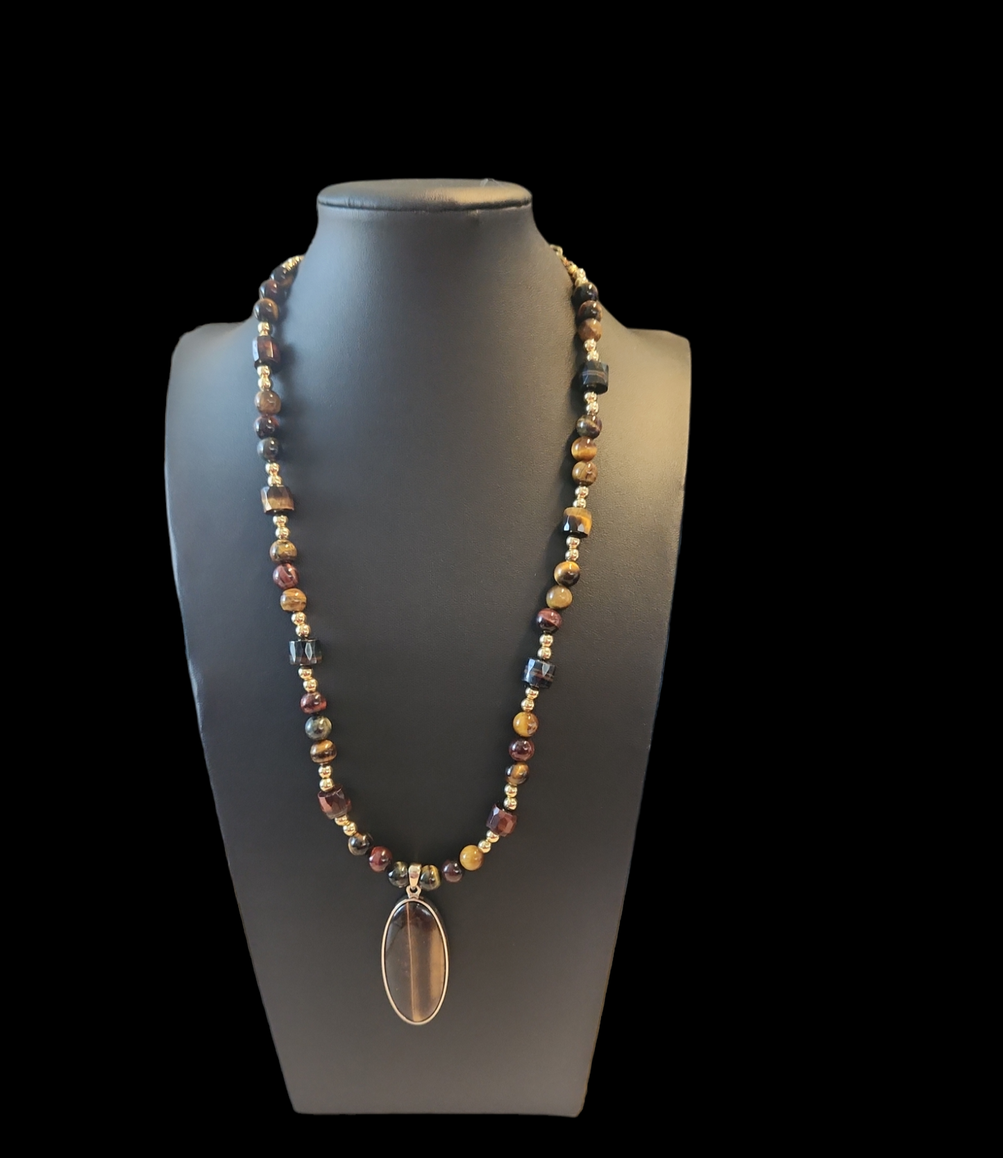 Multi-colored Tiger's eye Necklace