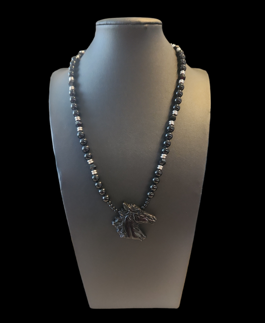 Black Stallion Onyx necklace