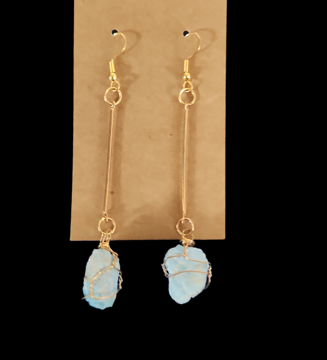 Apatite earrings