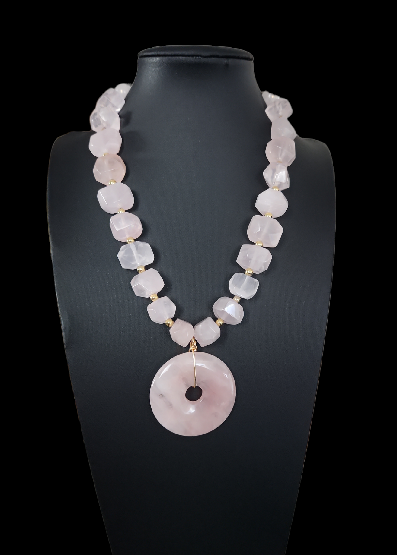 Rose Quartz Necklace set